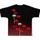 こ☽*の彼岸花ビックシャツ２ All-Over Print T-Shirt :back