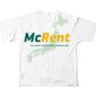 キャンピングカーレンタル　マクレント のマクレント オリジナルグッズ All-Over Print T-Shirt :back