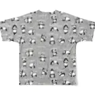 ニーヤ・アキのヨガパンダT All-Over Print T-Shirt :back