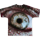 twotoneのeye フルグラフィックTシャツの背面