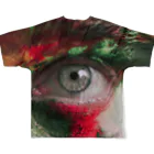 twotoneのeye2 All-Over Print T-Shirt :back