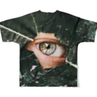 twotoneのeye(leaf) All-Over Print T-Shirt :back