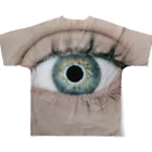 twotoneのeye3 フルグラフィックTシャツの背面