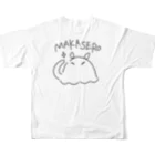 もちまるのまかせろ！めんだこちゃん！ All-Over Print T-Shirt :back