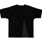 AnotherCreativeAreaの麻葉切（あさはぎり） All-Over Print T-Shirt :back