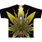 幽玄工房のEREXION hi fire All-Over Print T-Shirt :back