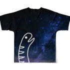 草原で走りたいの星空ウツボさん All-Over Print T-Shirt :back