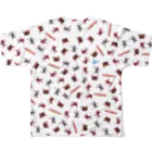 palkoの部屋の三大怪獣グルメ All-Over Print T-Shirt :back