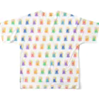 あきはなりのドットアマビエ All-Over Print T-Shirt :back