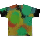 UK_StoreのSplash Camouflage フルグラフィックTシャツの背面