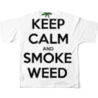 Smoking is addictiveのSmoking is addictive All-Over Print T-Shirt :back