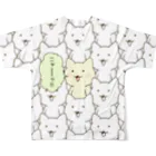 PygmyCat　suzuri店の「ニャー（ワンポイント・カラー）」 フルグラフィックTシャツの背面