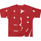 Just_Relaxの鯉Ｔ フルグラフィックTシャツの背面