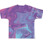 #420商店のLSD Keyboard All-Over Print T-Shirt :back