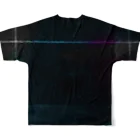 KK#2039(K-suKe,KsK)の#black-2 All-Over Print T-Shirt :back