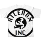 aileron (えるろん)のエルロン ロゴ フルグラフィックTシャツの背面