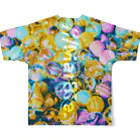 KK#2039(K-suKe,KsK)の#marble All-Over Print T-Shirt :back