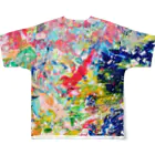 mikoの2side print - PALETTE 1 フルグラフィックTシャツの背面