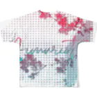 Aimurist のキューブ　花 All-Over Print T-Shirt :back