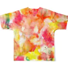 mikoの2side print - TROPICAL フルグラフィックTシャツの背面