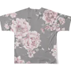 Rico⁶のFlower inspire フルグラフィックTシャツの背面