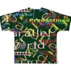 Aimurist のロゴロゴ　グリーンフィールド All-Over Print T-Shirt :back