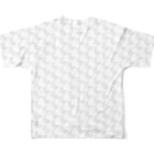 日本人のLUNA-P フルグラフィックTシャツの背面