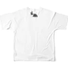 月兎亭のうさぎのラピィちゃん２ フルグラフィックTシャツの背面