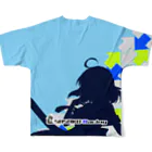 SASAKORacingのささ子レーシング2020Ver チームシャツ フルグラフィックTシャツの背面