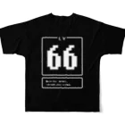 tottoの攻撃トスサイン／スポーツTシャツ(LV.66) フルグラフィックTシャツの背面