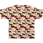 とりこおみやげ店【別館】のすしキューブ All-Over Print T-Shirt :back