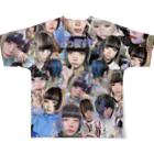 pika_is_chuの顔面 All-Over Print T-Shirt :back