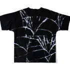 コウケツコタロウの Broken glass All-Over Print T-Shirt :back