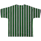 many many stripes.のストライプ2 All-Over Print T-Shirt :back