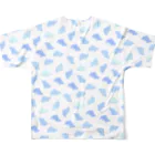 おもちやのたくさんのジンベイザメ 青 All-Over Print T-Shirt :back