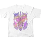 せきね まりのの(ウラ)ユメカワユニコーン🦄🌈 フルグラフィックTシャツの背面