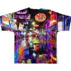 ぽやま商店のパタヤビーチへようこそ All-Over Print T-Shirt :back