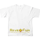 HaveーFun 嘉の点絵HF-２ フルグラフィックTシャツの背面