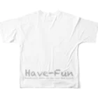 HaveーFun 嘉の点絵HF-８ All-Over Print T-Shirt :back