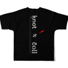 Roirohaのknot coll フルグラフィックTシャツの背面