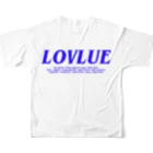 💙LOVLUE💙のLOVLUE（ラブルー）No.2 All-Over Print T-Shirt :back