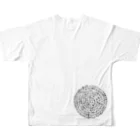 KOKUGOの青いリップスティック All-Over Print T-Shirt :back