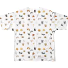 Chinagiのワンコがいっぱい（小型犬） All-Over Print T-Shirt :back