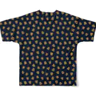 TSUMEROのフルグラフィック将棋駒タイポ All-Over Print T-Shirt :back