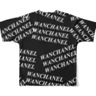 わんチャン🐾のWANCHANNEL All-Over Print T-Shirt :back