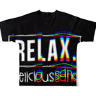 delicioussandのRELAX フルグラフィックTシャツの背面