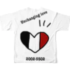 pinyako5502のpipopapo 浦和愛 フルグラフィックTシャツの背面