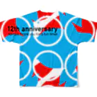 ちょろきん１２周年Tシャツ販売のえんどうゆうこ All-Over Print T-Shirt :back
