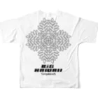 GraphicersのHawaiian Quilt All-Over Print T-Shirt :back