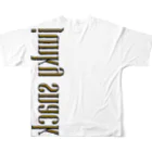 SNACKSのJUNKY SNACK002（縦） All-Over Print T-Shirt :back